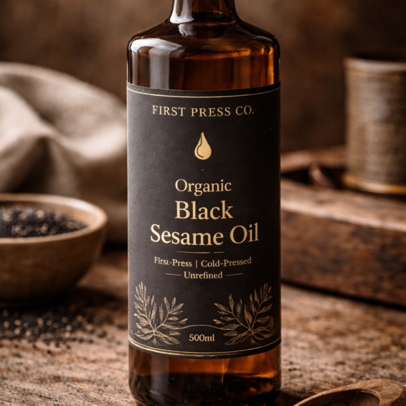 Organic Black Sesame Oil